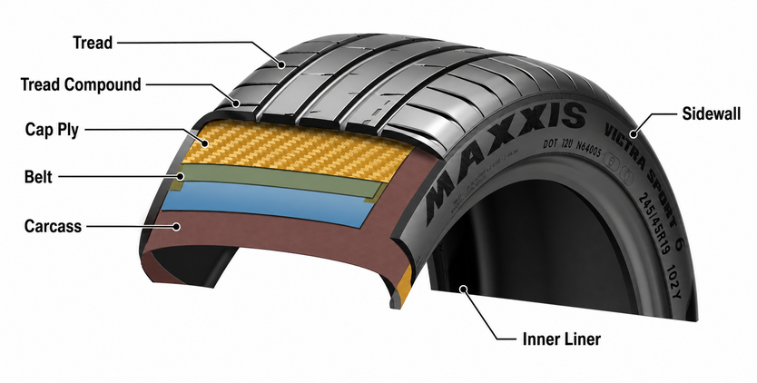 tire construction anatomy